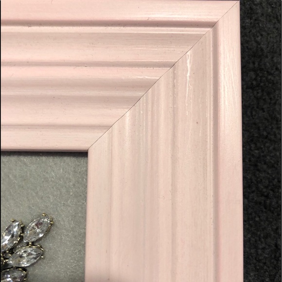 FRAMED JEWELRY ART COLLAGE “PINK PERFECTION” OOAK! - Picture 6 of 10